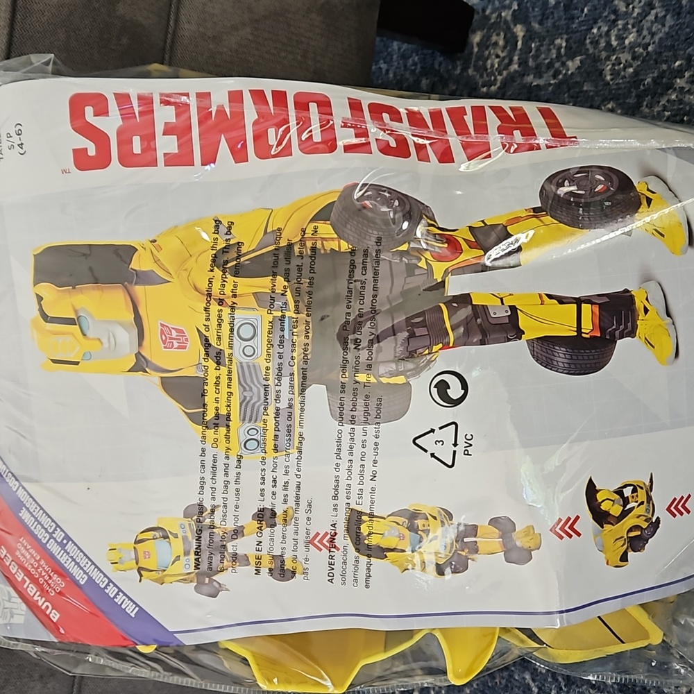 Kids Bumblee Transformer costume